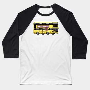 Manchester Transport for Greater Manchester (TfGM) Bee Network yellow bus Baseball T-Shirt